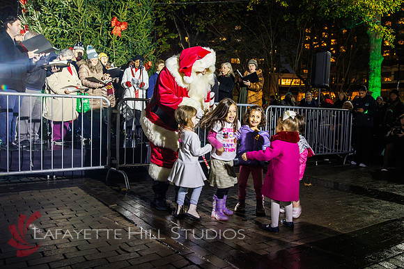 The Laurel on Rittenhouse Square Christmas tree lighting_0057