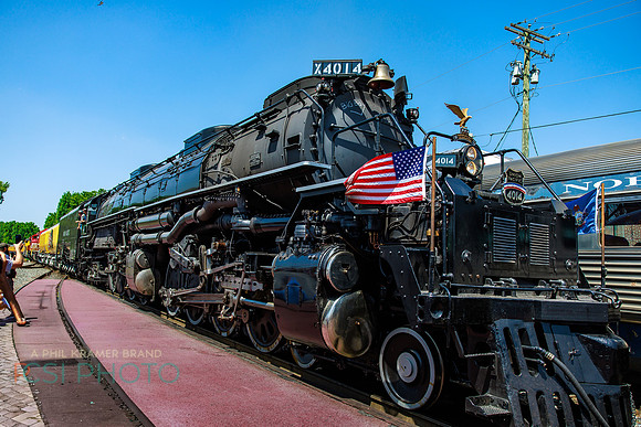 Big Boy 1014 Steam Train _0082