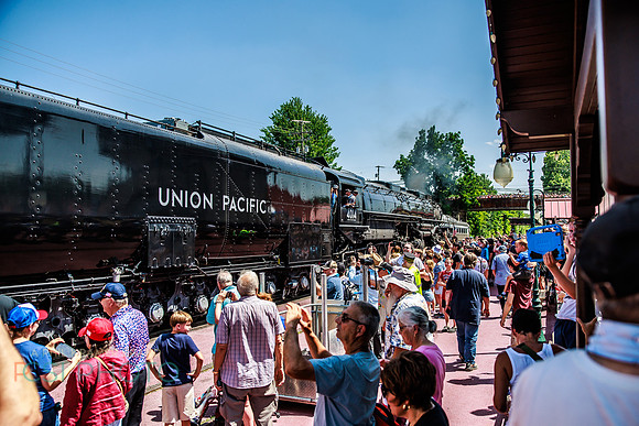 Big Boy 1014 Steam Train _0098