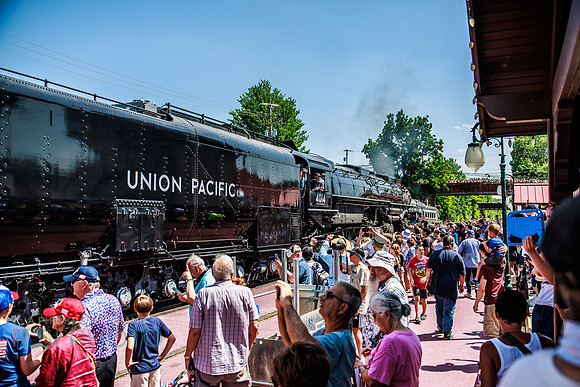 Big Boy 1014 Steam Train _0099