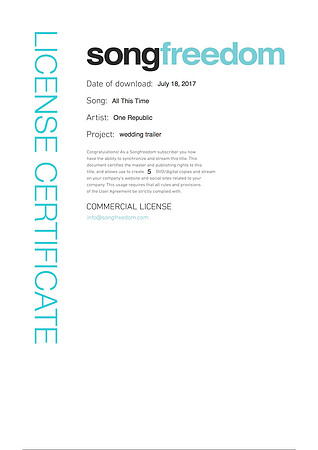 License Certificate