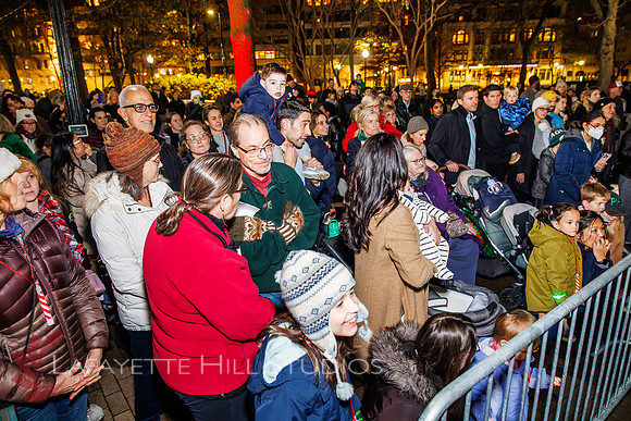 The Laurel on Rittenhouse Square Christmas tree lighting_0186