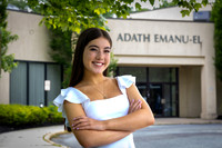Ashley Bat Mitzvah at Adath Emanu El portrait Highlights