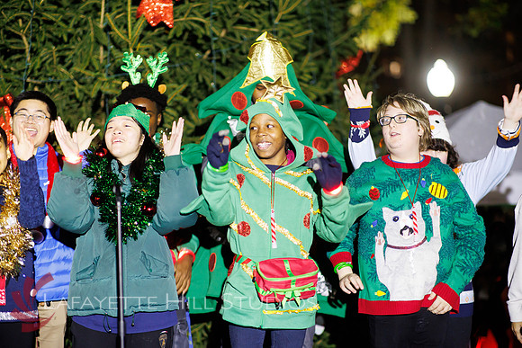 The Laurel on Rittenhouse Square Christmas tree lighting_0121
