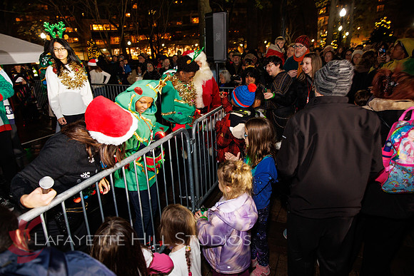 The Laurel on Rittenhouse Square Christmas tree lighting_0116