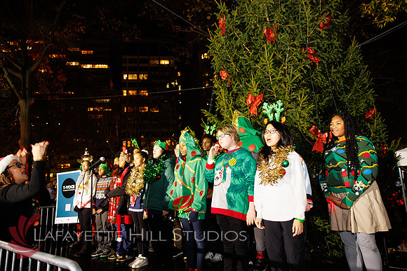 The Laurel on Rittenhouse Square Christmas tree lighting_0107