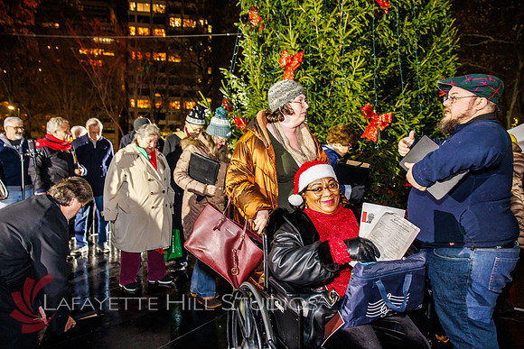 The Laurel on Rittenhouse Square Christmas tree lighting_0065