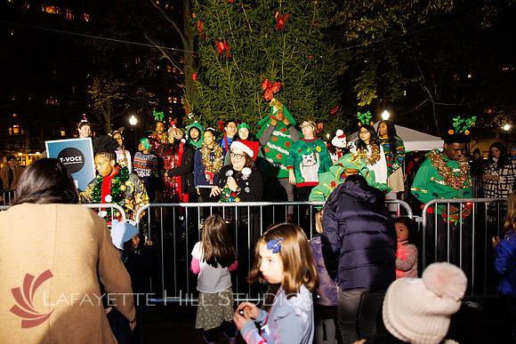 The Laurel on Rittenhouse Square Christmas tree lighting_0112
