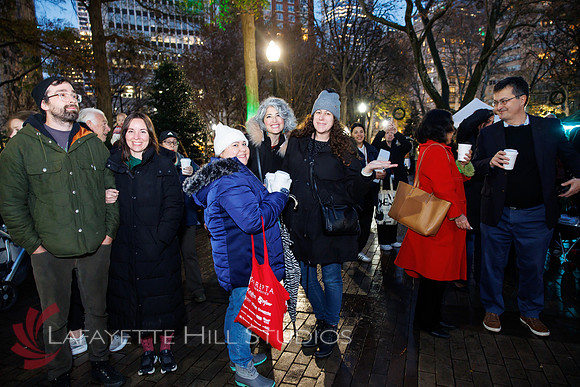 The Laurel on Rittenhouse Square Christmas tree lighting_0015