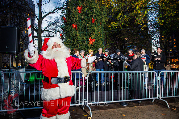 The Laurel on Rittenhouse Square Christmas tree lighting_0004