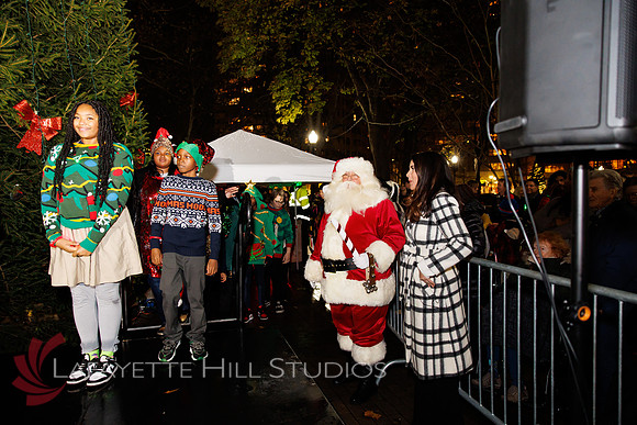 The Laurel on Rittenhouse Square Christmas tree lighting_0104